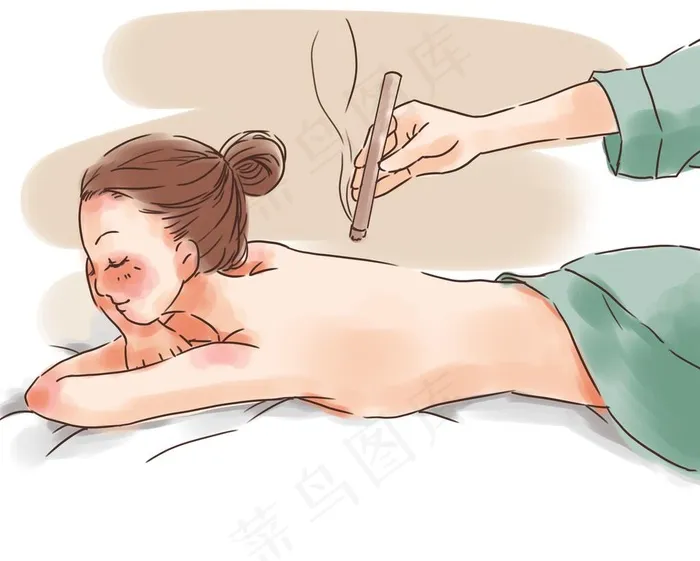 艾灸图片psd模版下载