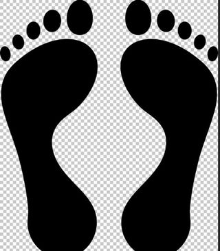 脚印图片