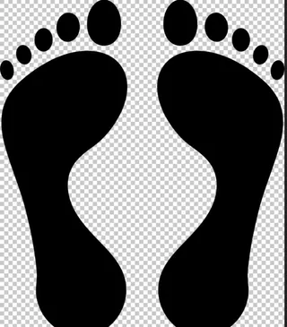 脚印图片
