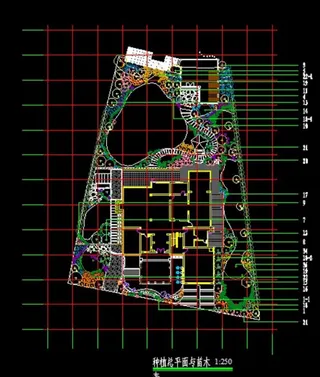 庭院景观设计平面图图片