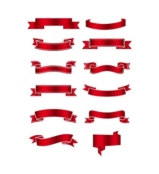 飘带标题框图片