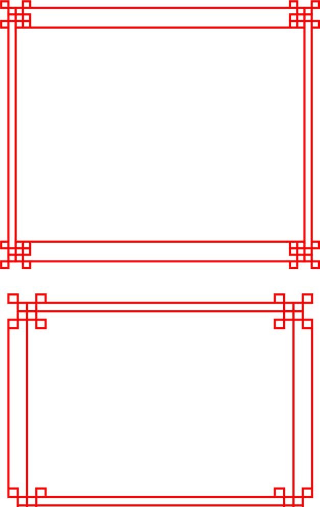 复古边框红色边框图片
