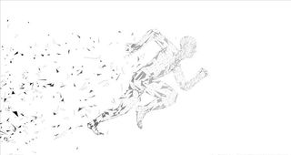 科技粒子人物图片