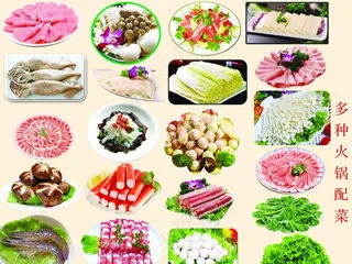 多种火锅配菜图片