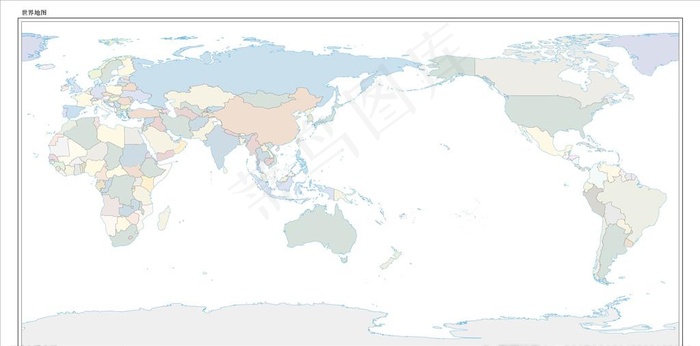 世界地图图片eps,ai矢量模版下载