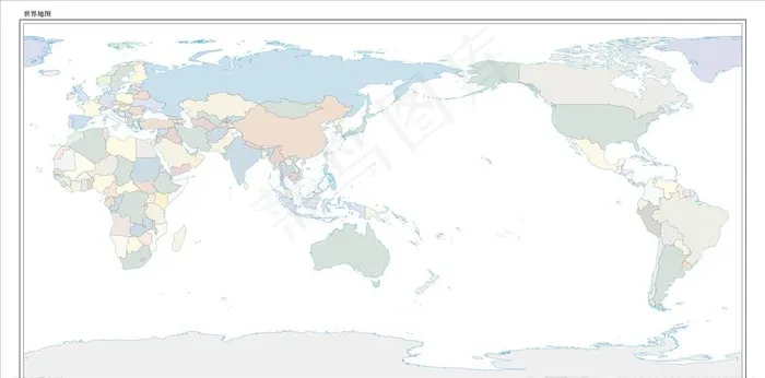 世界地图图片eps,ai矢量模版下载