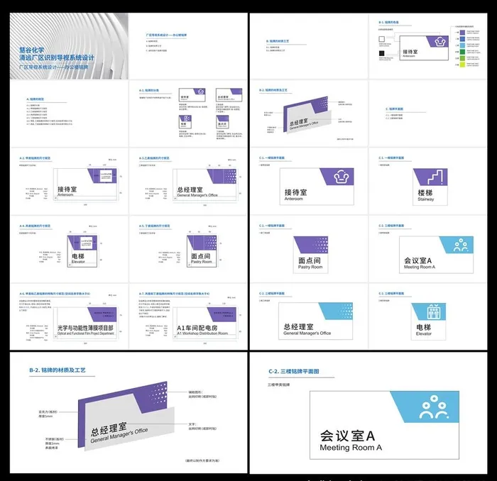 共享办公室标识导视图片