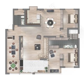 家装彩平图图片