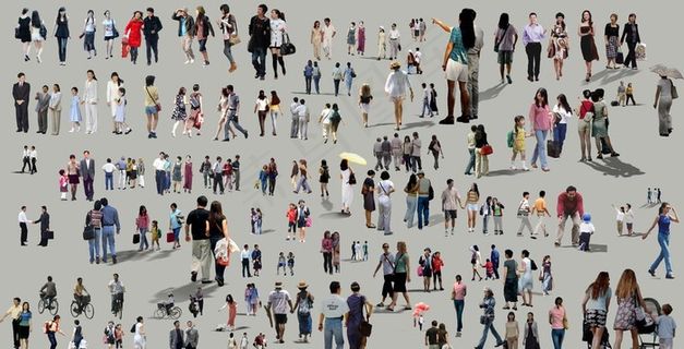 PSD高清人物素材图片