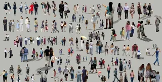 PSD高清人物素材图片