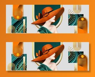 美女装饰画图片