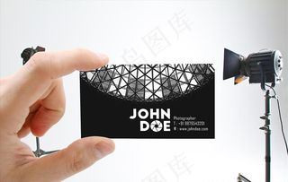 名片样机效果图图片