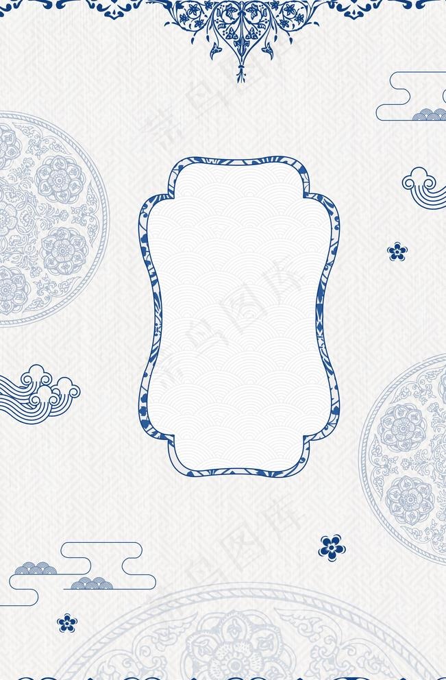 青花瓷背景图片