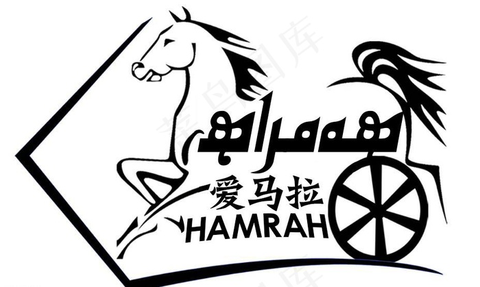 马 马车 logo图片psd模版下载
