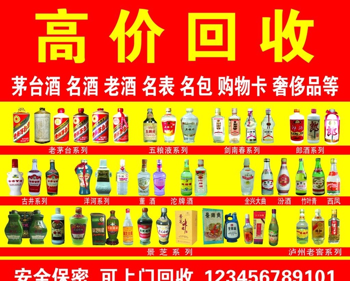 名酒回收图片