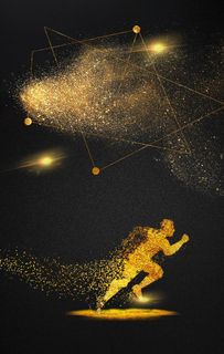 黑金海报背景图片