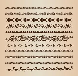 欧式花纹线条图片 欧式花纹线条图片