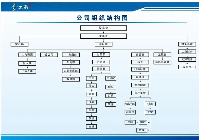 公司结构图图片cdr矢量模版下载