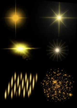 金色光效素材图片
