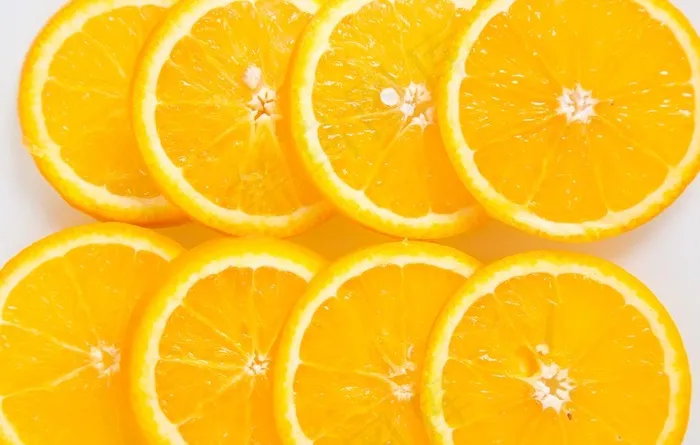 切片橙子图片