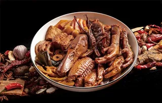 特色辣鸭货图片