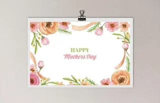 母亲节海报素材图片