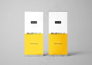 易拉宝样机图片