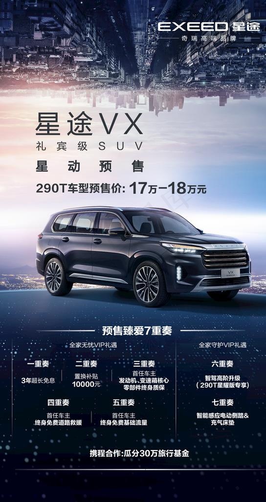 星途VX广告机画面图片(1080x1920)psd模版下载