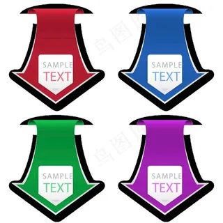 地贴箭头指示牌图片