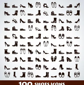 矢量鞋子图片