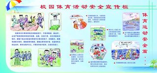 校园体育活动安全知识宣传栏图片