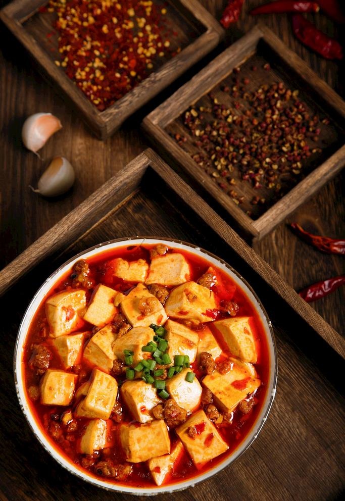 麻婆豆腐图片
