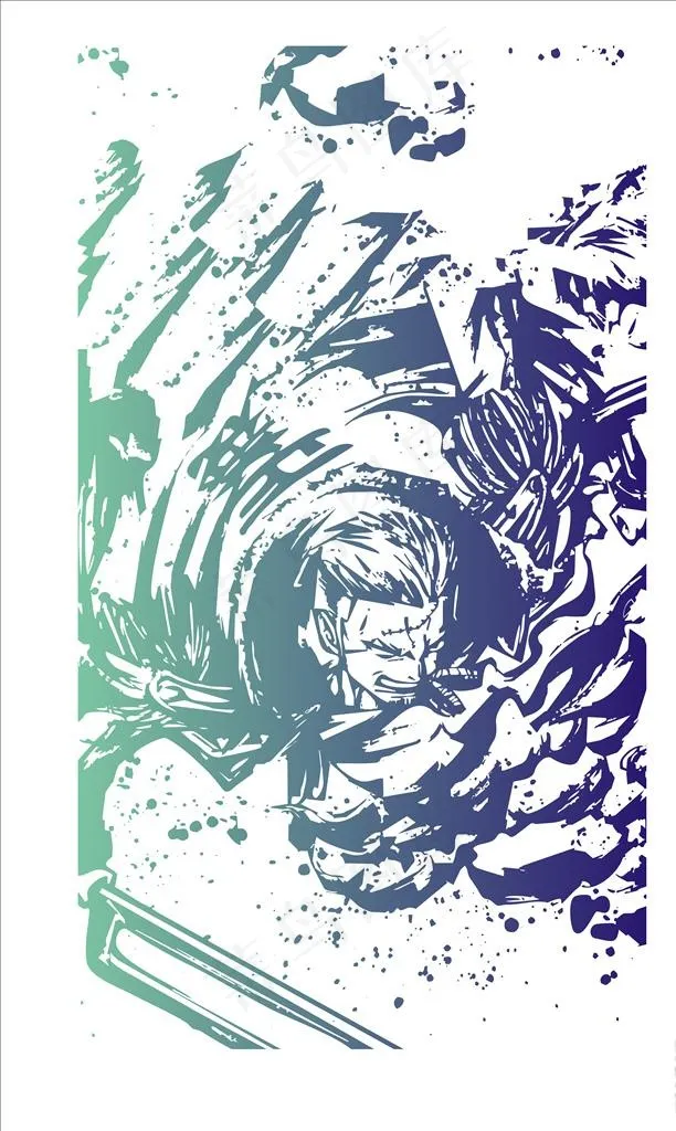 漫画背景墙图片cdr矢量模版下载