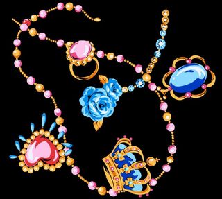 项链 卡通  漫画图片