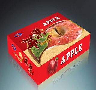 苹果箱子展开图图片