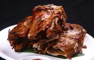 烤鸡背图片
