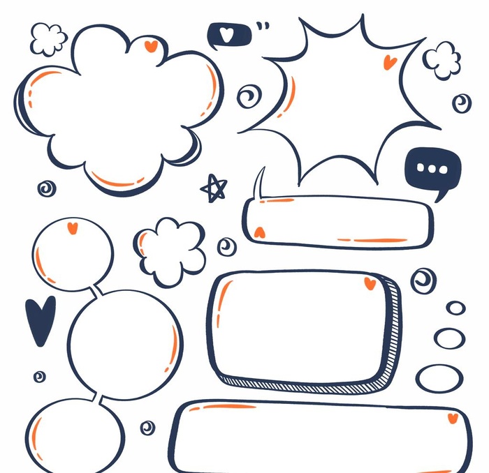 卡通对话框图片