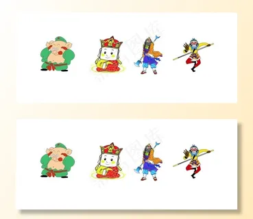 西游记名著矢量图CDR图片