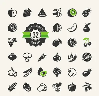 水果蔬菜图标图片