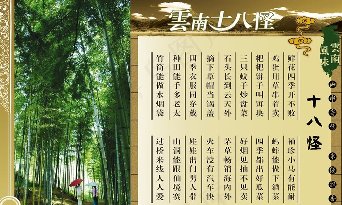 云南图片psd模版下载