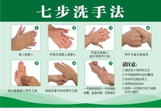 七步洗手法图片