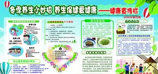 冬季健康教育图片