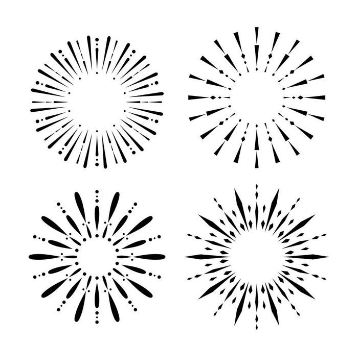 放射性线条图片