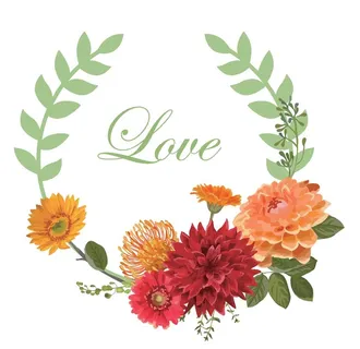 北欧小清新花圈花环图片 北欧小清新花圈花环图片