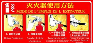 灭火器使用方法图片