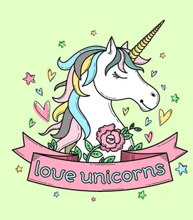 独角兽彩虹马图片