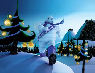 米其林轮胎圣诞图片