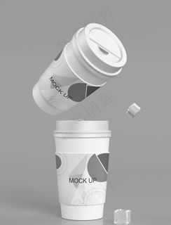 奶茶杯子样机图片