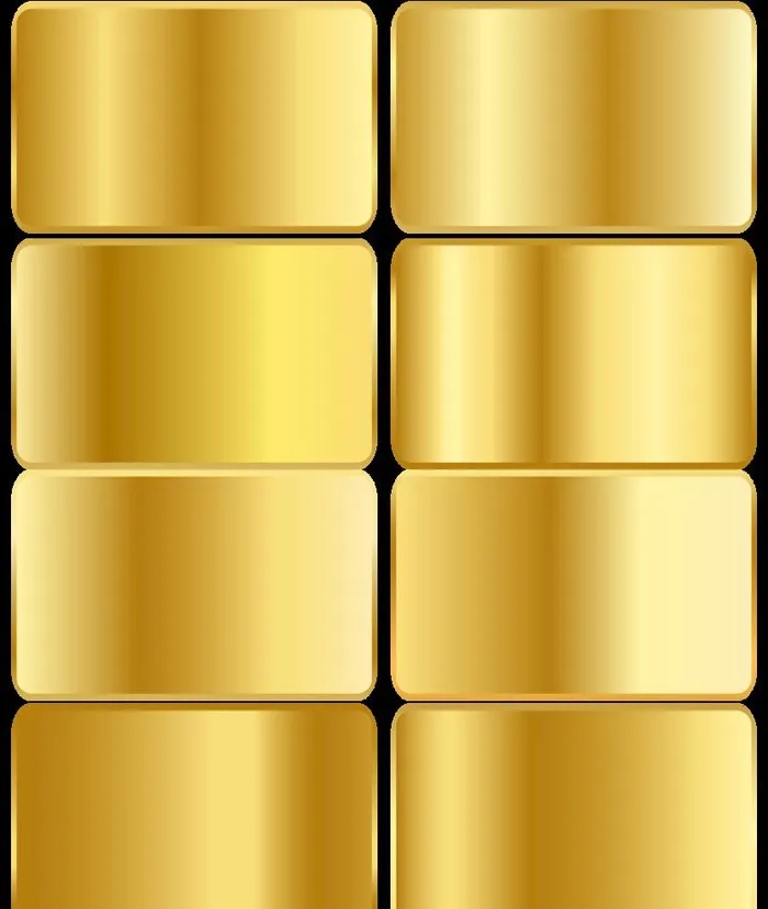 金色渐变底纹金属背景免抠素材图片(2126x2598)