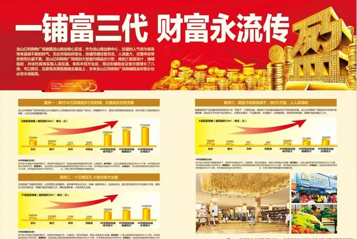 地产招商财富宣传单图片cdr矢量模版下载